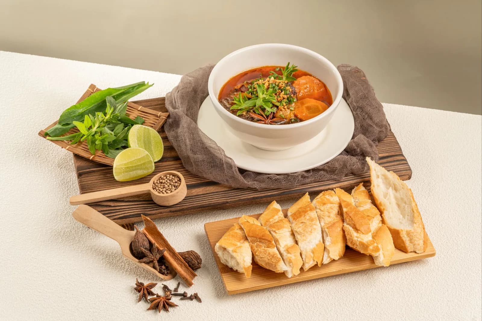 Khmer Beef Stew, served at Beef and Basil