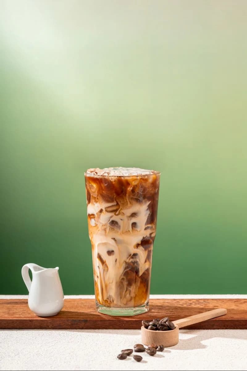 Cafe Deum Tuk Doh Ko, served at Beef and Basil in Phnom Penh